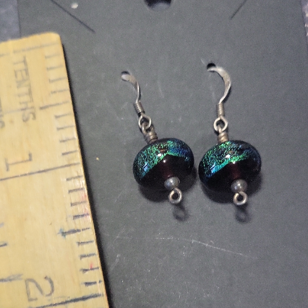 Vintage Lampwork Dangle Earrings